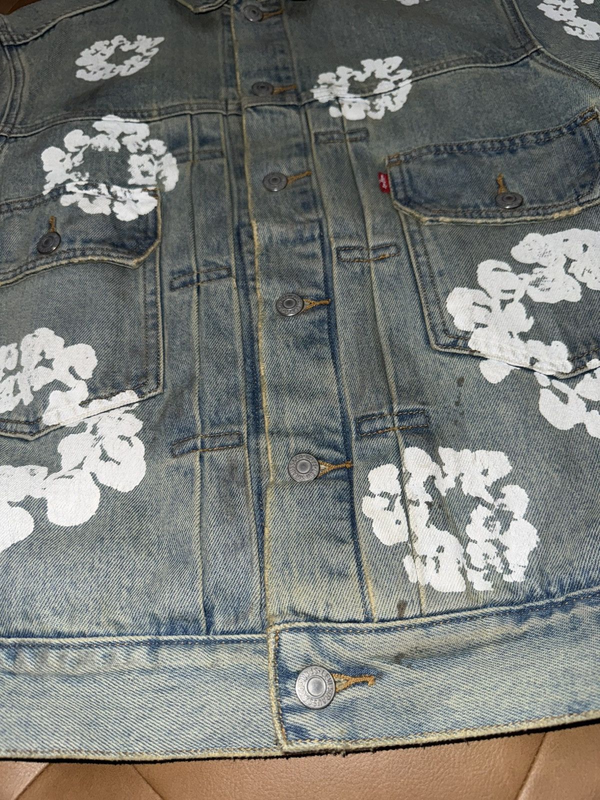 DENIM TEARS Wreath denim jacket Size US M / EU 48-50 / 2 - 3 Thumbnail