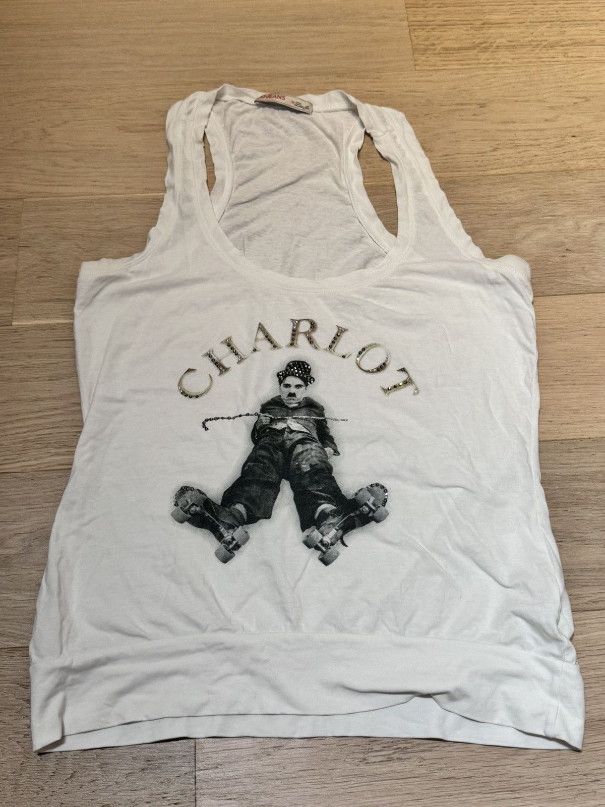 Liu Jo Cute 2000s liu jo Charlie Chaplin tank top Size M / US 6-8 / IT 42-44 - 1 Thumbnail