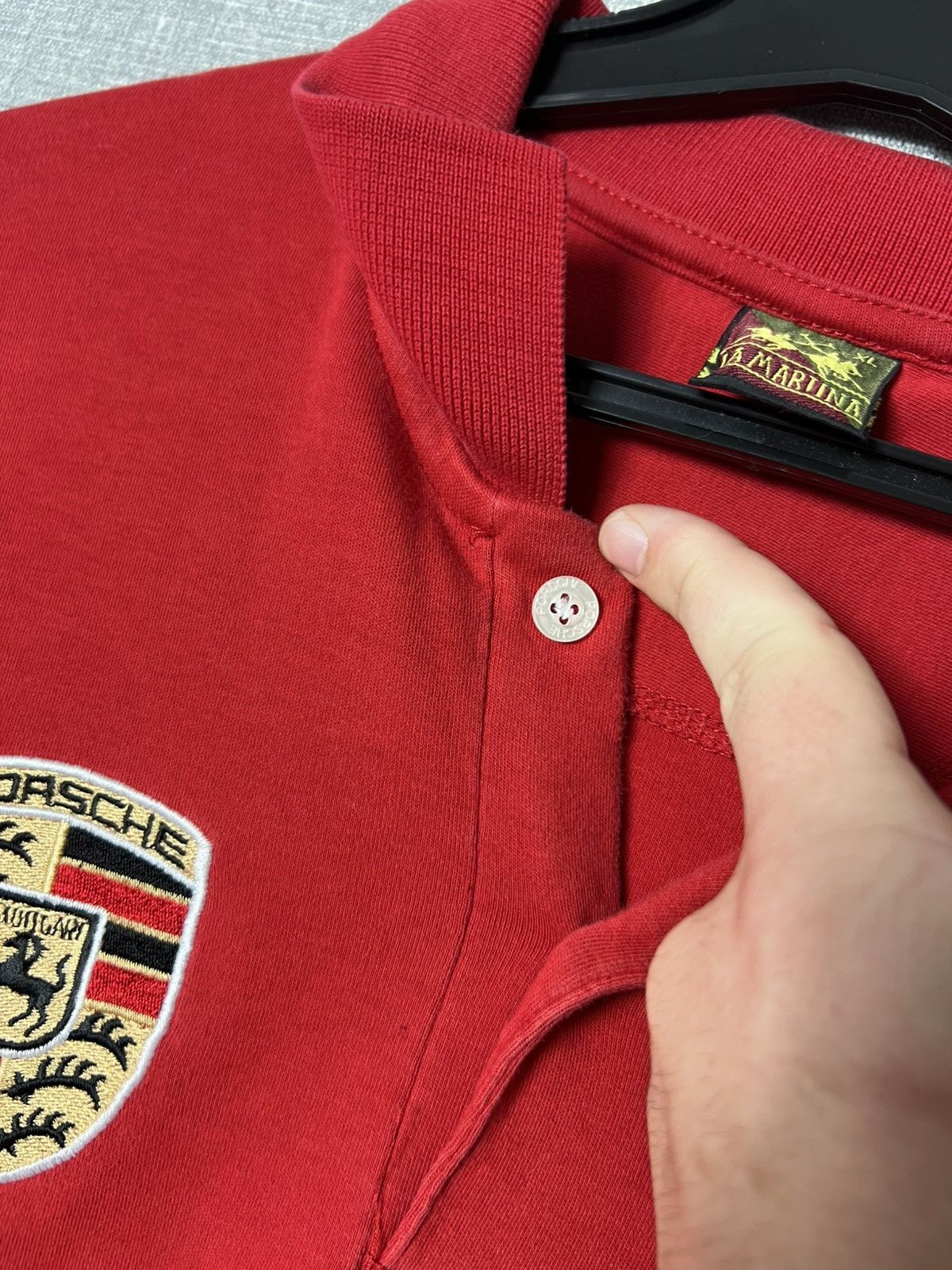La Martina VINTAGE LA MARTINA PORSCHE POLO TEAM SHIRT CHIEF KEEF STYLE Size US XL / EU 56 / 4 - 14 Thumbnail