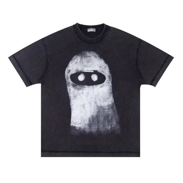 Japanese Brand Hayama x Maki Bold Stitching Vintage Ghost Design T-Shirt Size US M / EU 48-50 / 2 - 1 Thumbnail
