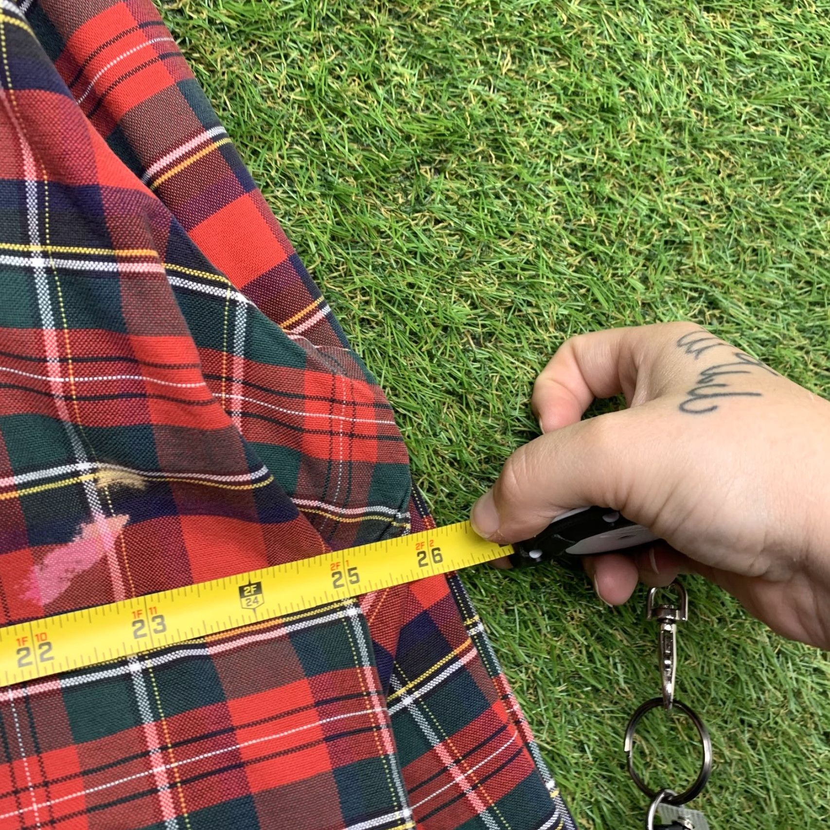 Ralph Lauren Ralph Lauren Big & Tall Shirt Mens Large Plaid Button-Down Cotton Red Green Casual Preppy Vintage Size US L / EU 52-54 / 3 - 5 Thumbnail