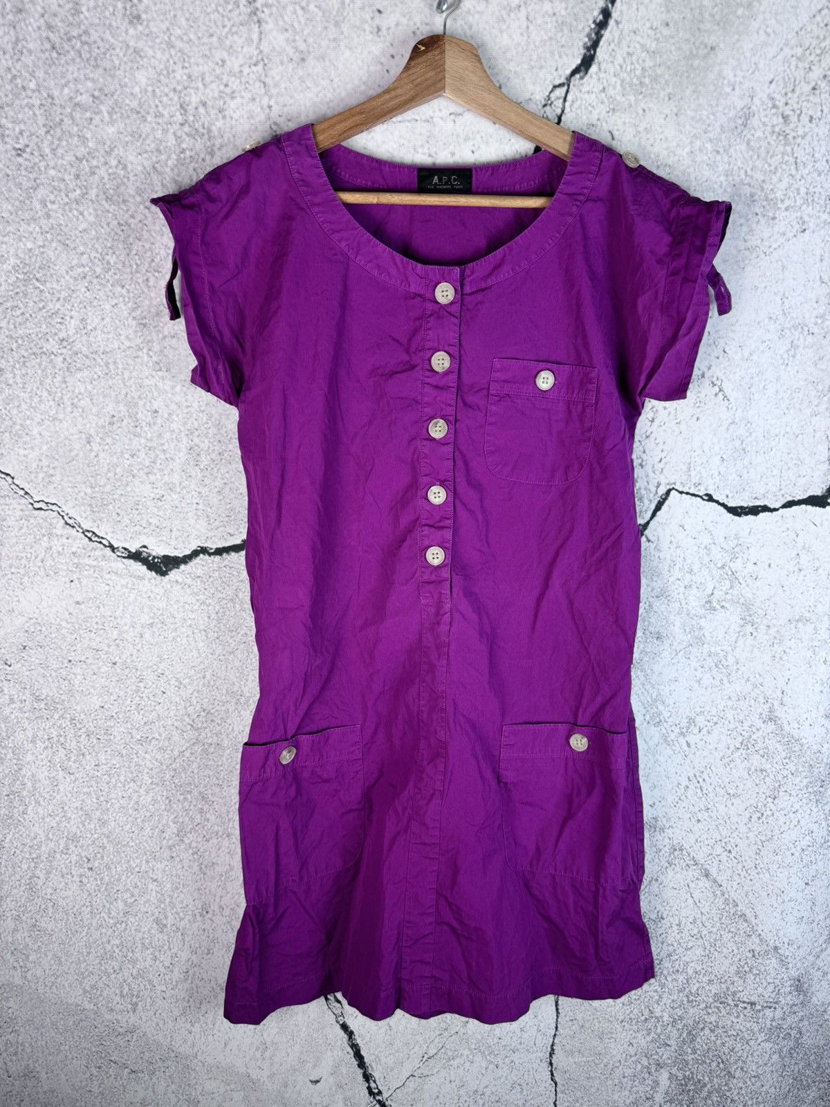 A.P.C. A.P.C Button Up Long Sleeve Dress Size S / US 4 / IT 40 - 1 Thumbnail