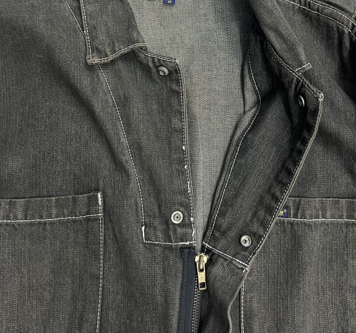 Oshkosh × Vintage Vintage OshKosh Classic Black Denim Coveralls - Size M Size US 37 - 14 Thumbnail