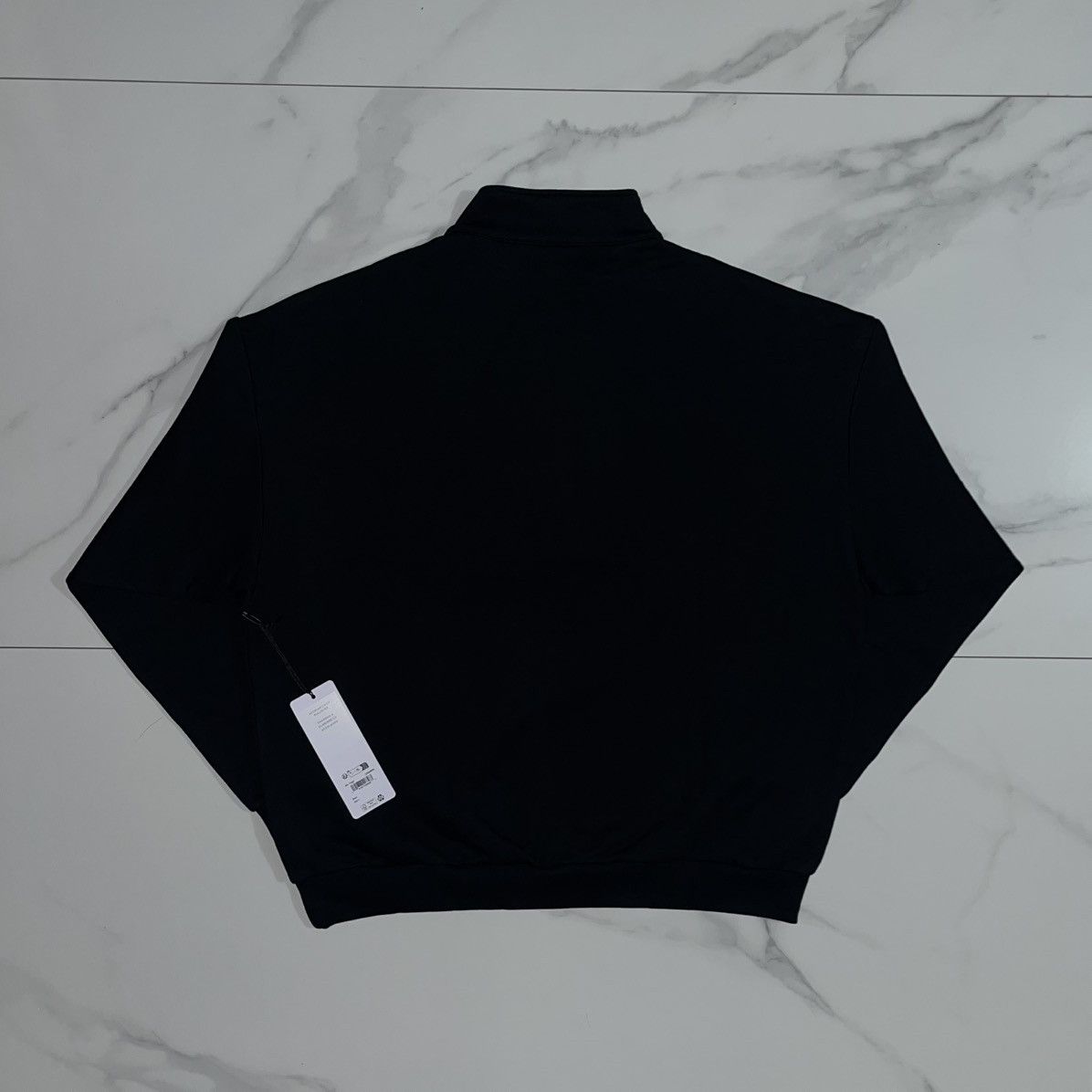 Alo Alo Yoga Accolade 1/4 Zip Pullover Sweatshirt Black Large Size L / US 10 / IT 46 - 2 Thumbnail