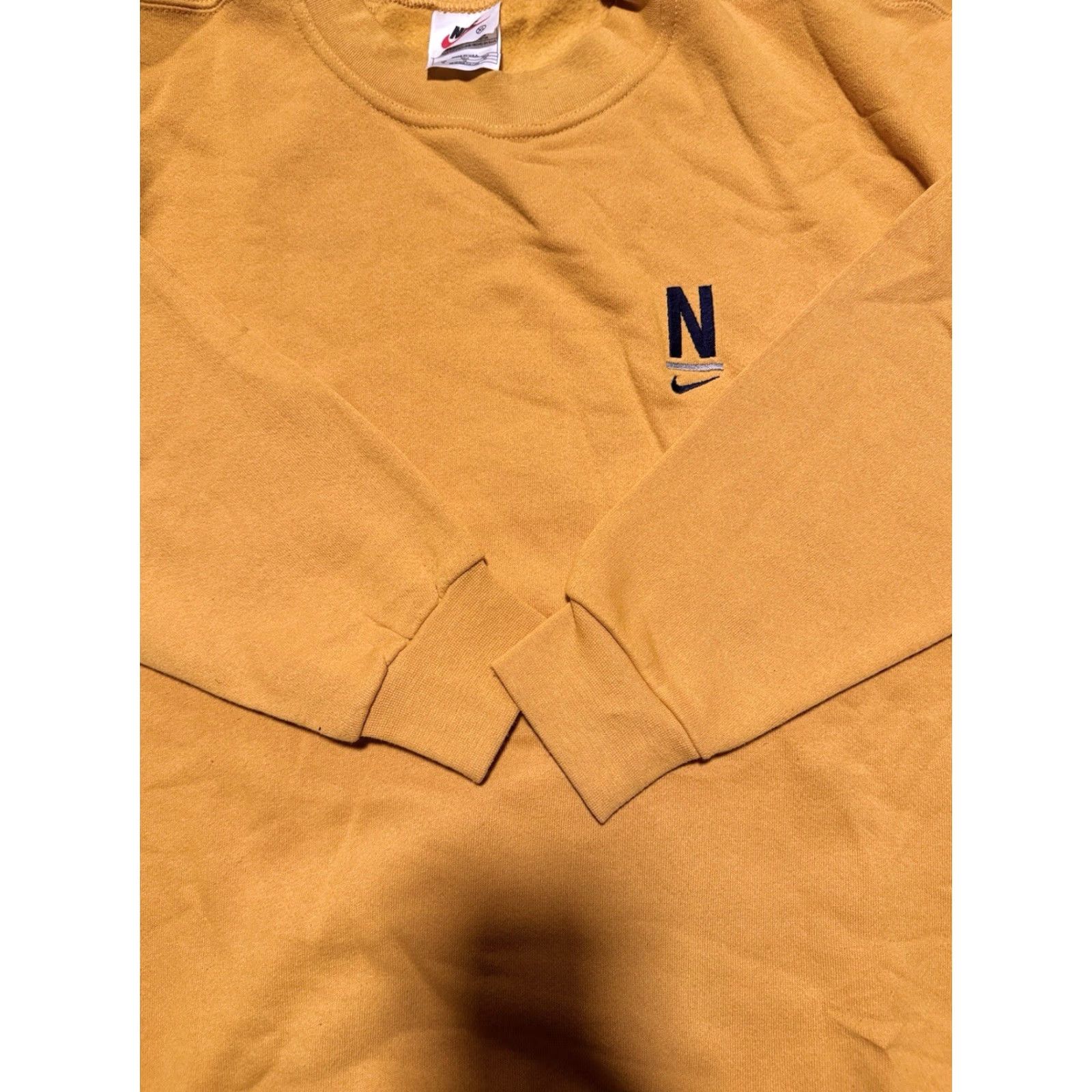 Nike Vintage 90's Nike Swoosh Made In USA Yellow XL Sweatshirt Crewneck User: Vintage 90's Nike Swoosh Made In USA Yellow XL Sweatshirt Crewneck Size US XL / EU 56 / 4 - 5 Thumbnail