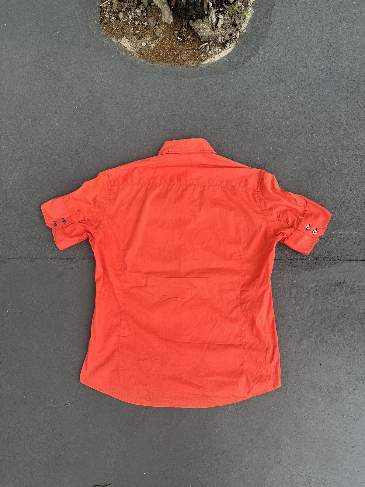 Japanese Brand Japanese Slimfit Button Up Shirt Raf Simons Style Size US M / EU 48-50 / 2 - 7 Thumbnail