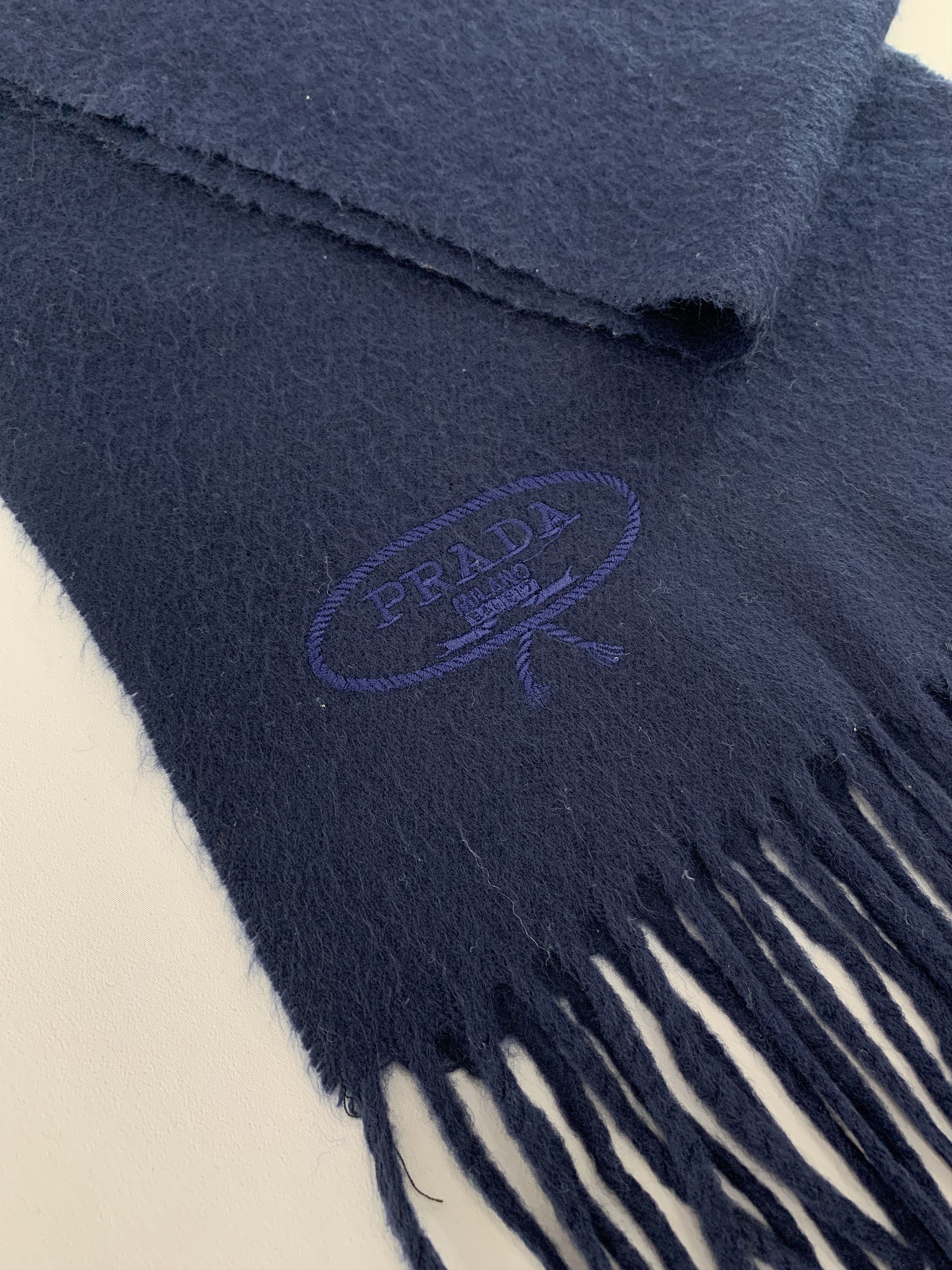 Prada Prada Scarf Wool Muffler Neck Wrap BL5177 Size ONE SIZE - 3 Thumbnail