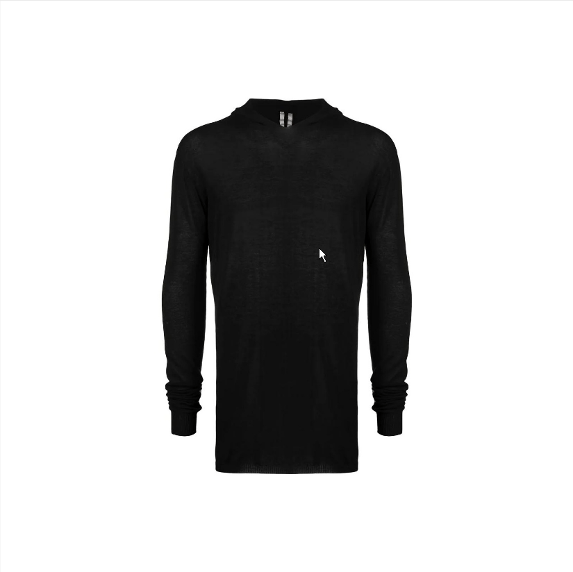 Rick Owens Rick Owens DRKSHDW Black Knit Hoodie Men's L Size US L / EU 52-54 / 3 - 1 Thumbnail