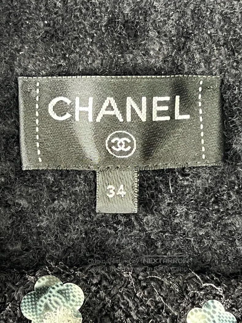 Chanel Chanel Black cashmere jacket Size XXS / US 00 / IT 34 - 8 Thumbnail