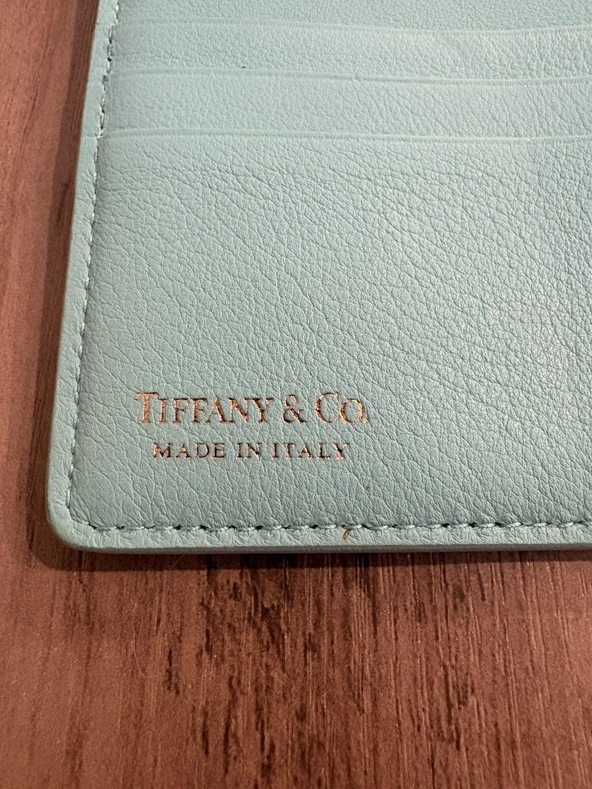 Tiffany & Co. Tiffany & Co. Leather Passport Cover - Tiffany Blue Size ONE SIZE - 4 Thumbnail