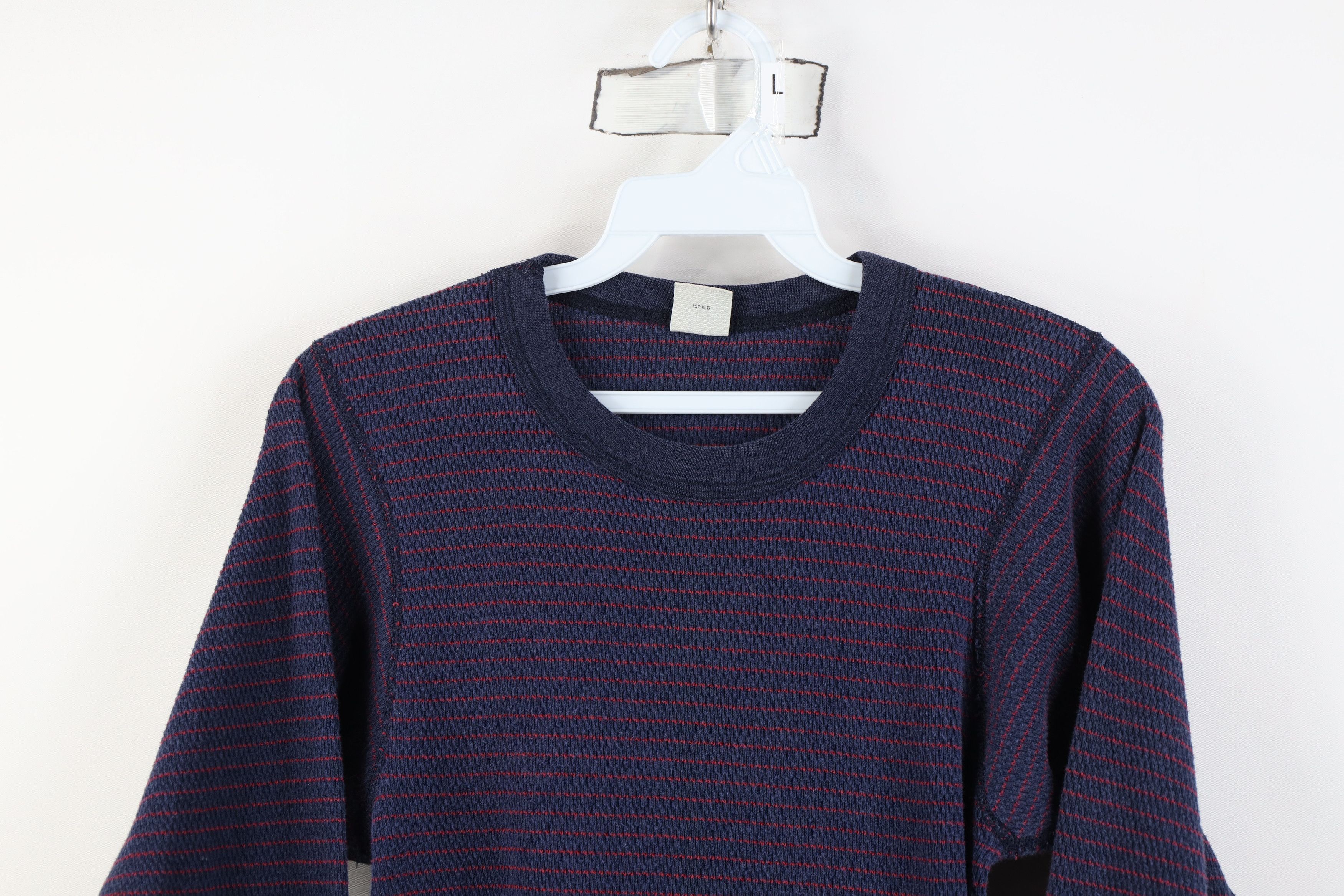 Vintage Vintage 70s Streetwear Waffle Knit Long Sleeve T-Shirt USA Size US M / EU 48-50 / 2 - 2 Thumbnail