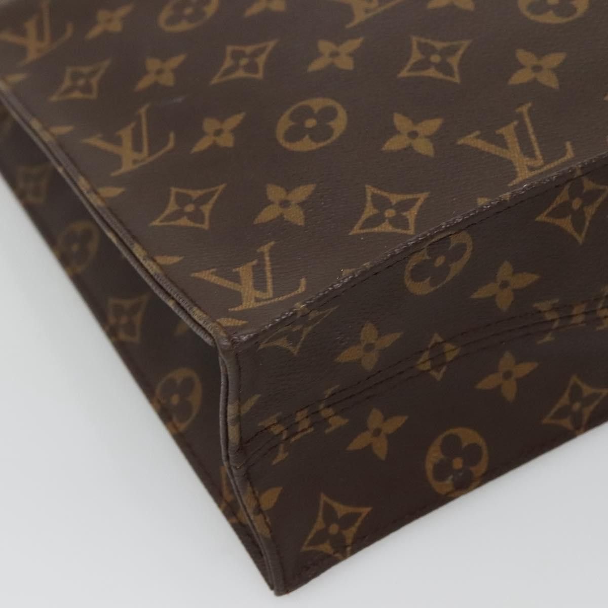 Louis Vuitton LOUIS VUITTON Monogram Sac Plat Hand Bag M51140 Size ONE SIZE - 14 Thumbnail