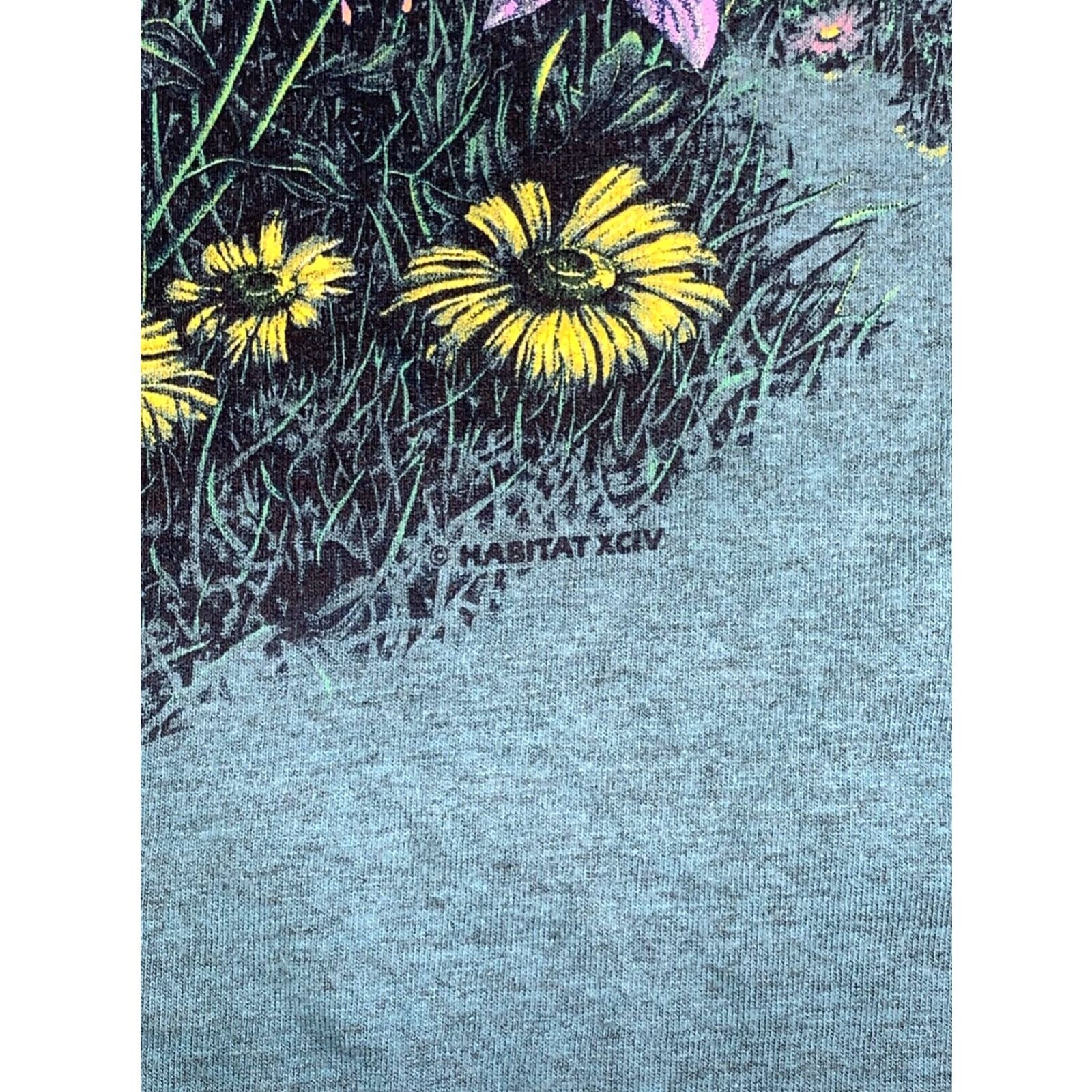 Vintage VINTAGE Signal Sport T-Shirt Men M Green Nature Forest Hummingbird 11013 Size US M / EU 48-50 / 2 - 4 Thumbnail