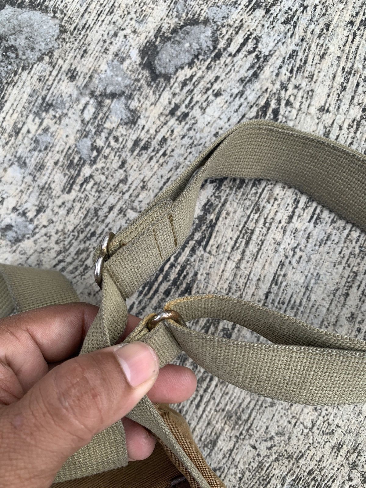 Porter Sun faded and dirty Canvas Porter cross body/sling bag Size ONE SIZE - 9 Thumbnail