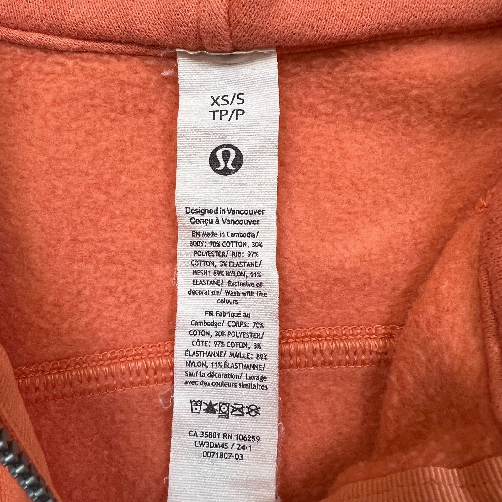 Lululemon Lululemon Scuba Oversized 1/2 Zip Hoodie Hooded Sweatshirt Size XS / US 0-2 / IT 36-38 - 7 Thumbnail
