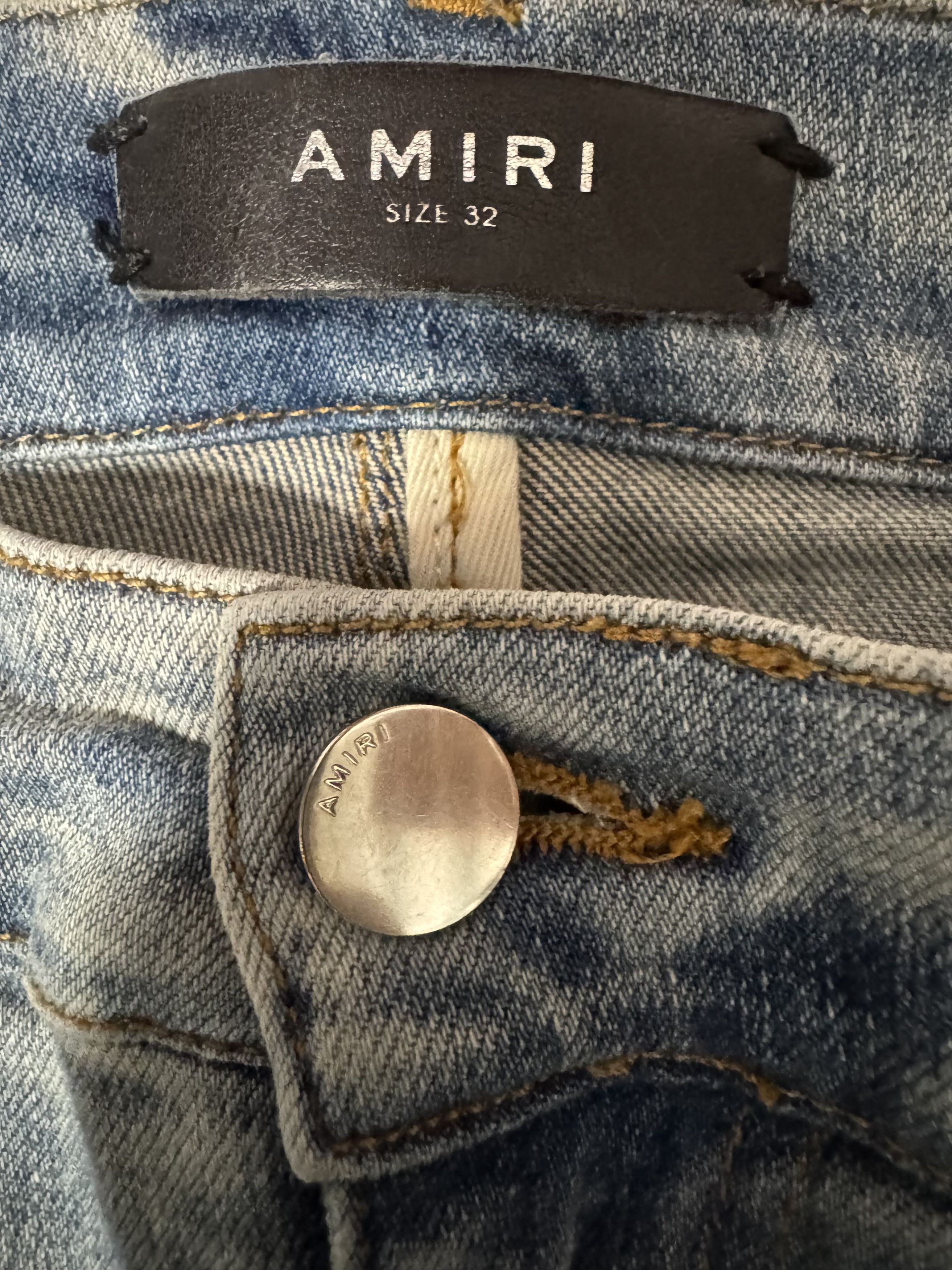 Amiri 🔥 AMIRI MX1 BANDANA PATCH JEANS - SIZE 32 - CRAZY STEAL! 🔥 Size US 32 / EU 48 - 4 Thumbnail