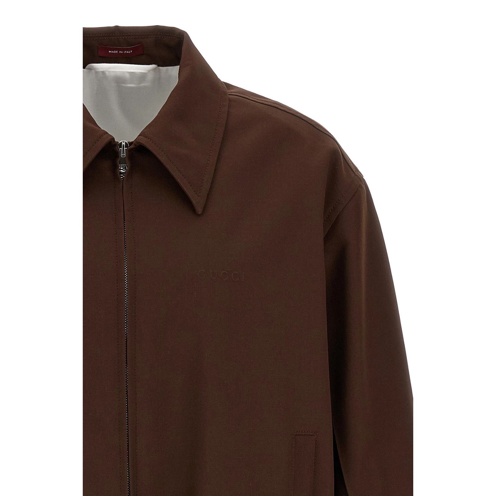 Gucci GUCCI Brown Wool Jacket New & Authentic (Men's size:M;) Size US M / EU 48-50 / 2 - 3 Thumbnail