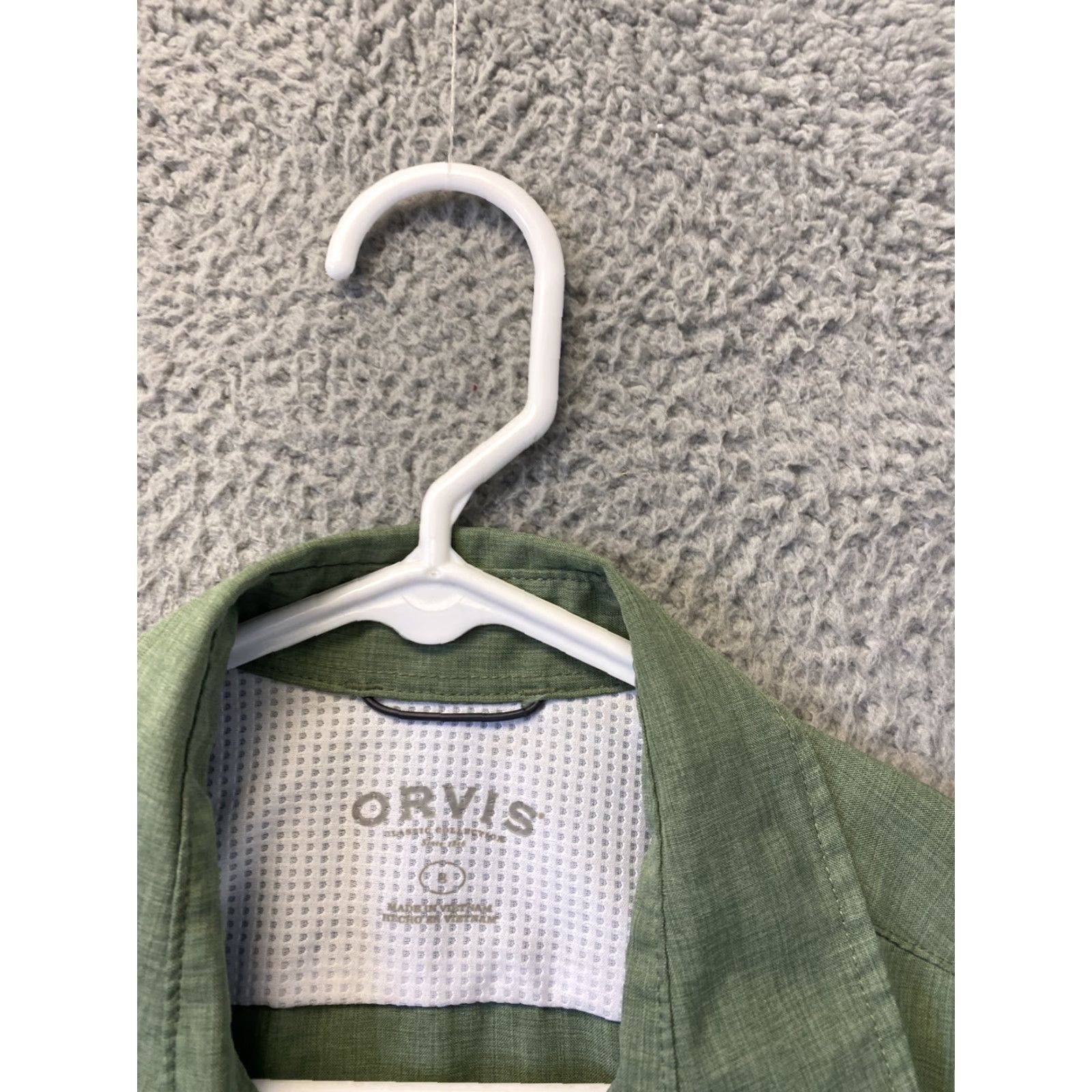 Orvis Orvis Mens Shirt Small Short Sleeve Button Up Green Fishing Outdoor / 101-39 Size US S / EU 44-46 / 1 - 3 Thumbnail