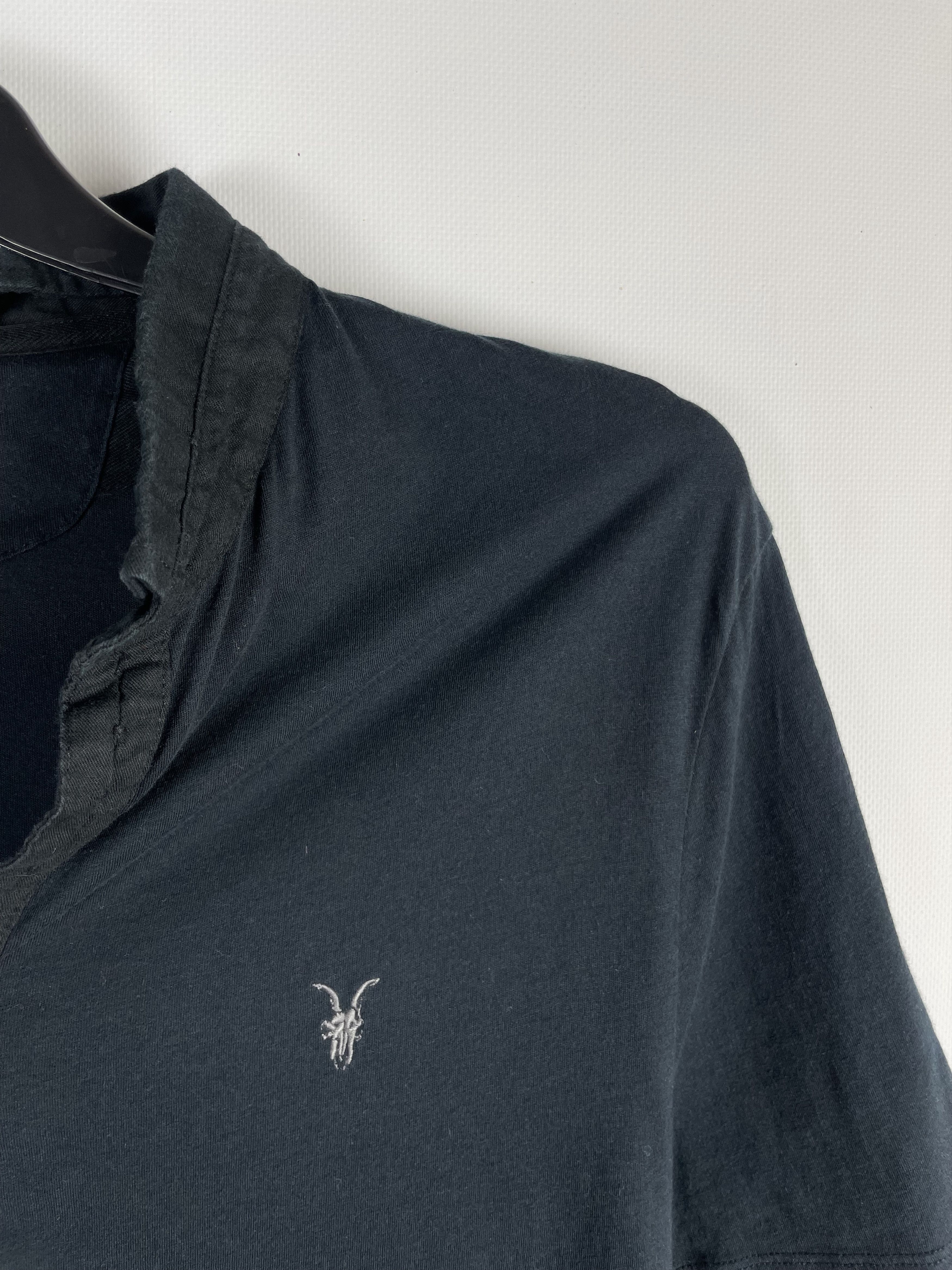 Allsaints × Vintage Vintage Y2K Allsaints T Shirt Polo Size US L / EU 52-54 / 3 - 7 Thumbnail