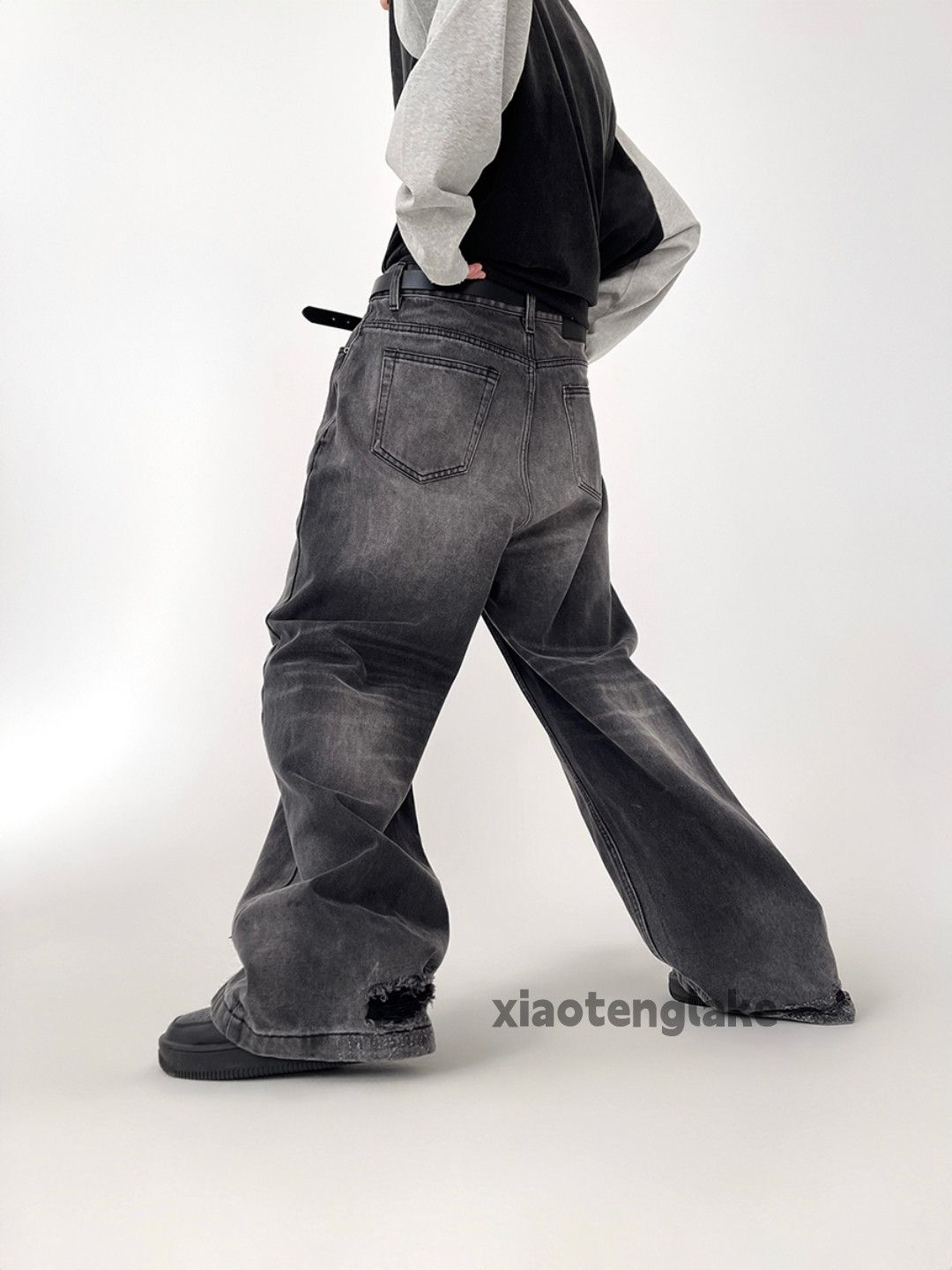 Jean × Vintage washed faded cleanfit yuppie loose baggy jeans Size US 32 / EU 48 - 7 Thumbnail