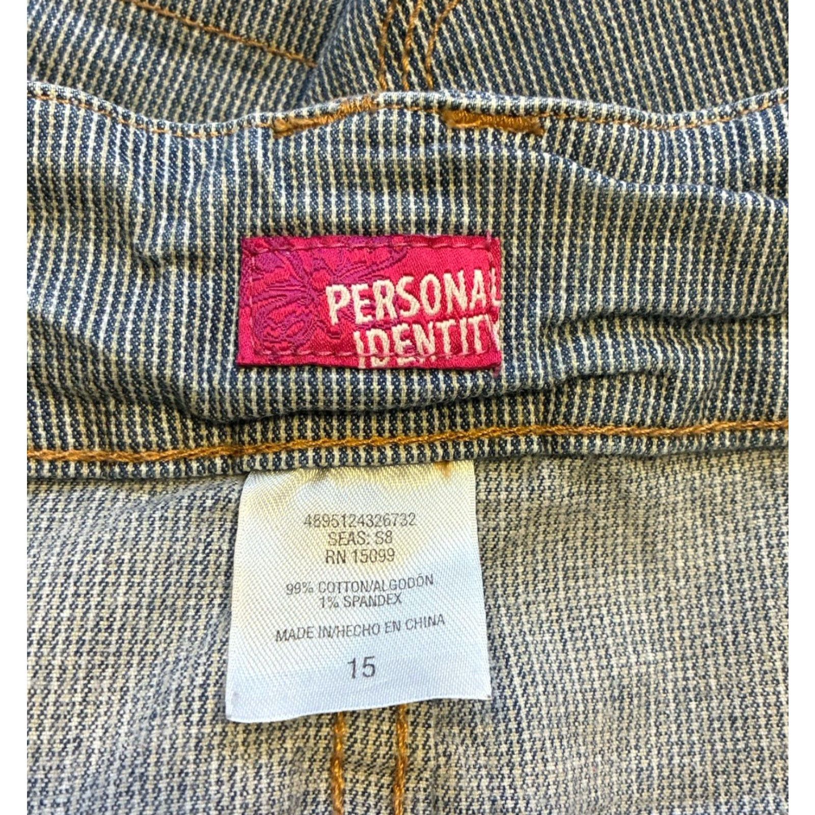 Vintage Y2K Personal Identity Checkered Mini Skirt Festival Juniors 15 Blue Women's Short Skirt 12in Waist 35in Size 36" / US 14 / IT 50 - 4 Thumbnail