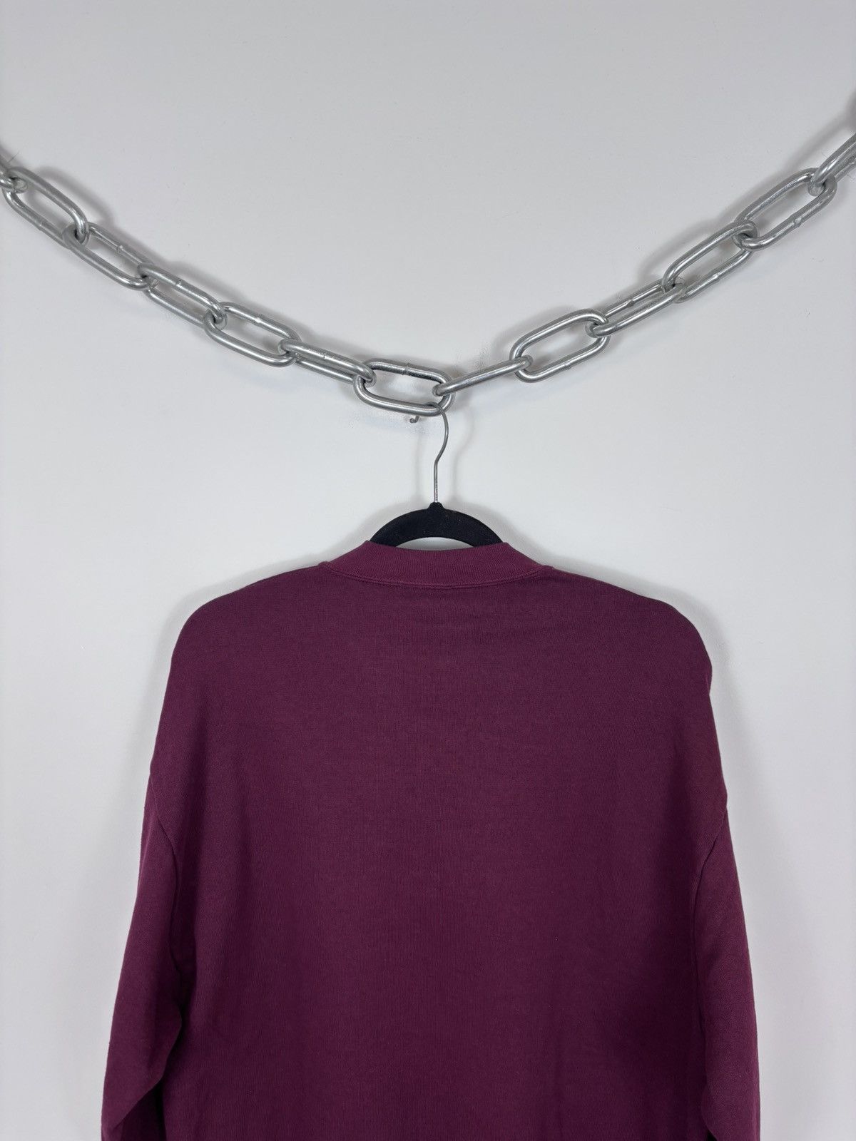 Jerzees Vintage 1990s Jerzees Blank Sweatshirt Crewneck Made In USA Size US L / EU 52-54 / 3 - 14 Thumbnail