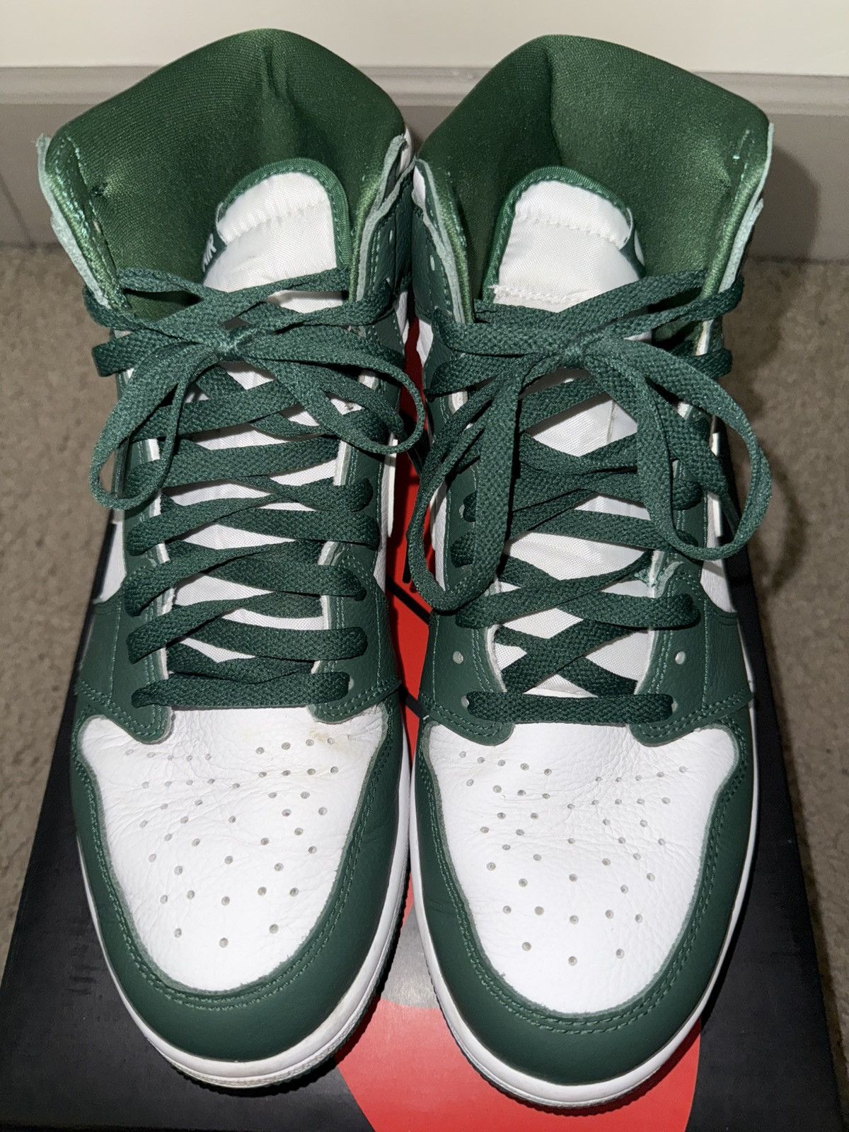 Jordan Brand × Nike Jordan 1 High Gorge Green Size US 11 / EU 44 - 2 Thumbnail
