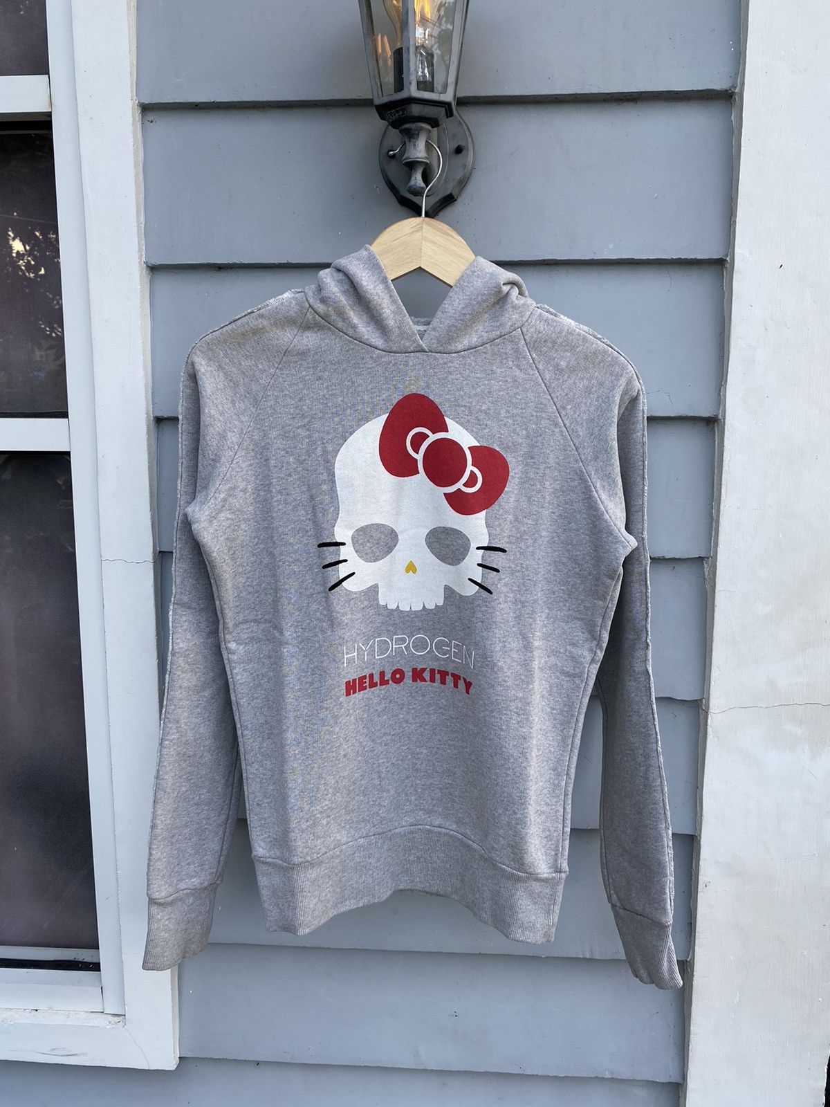 HYDROGEN HydrogenXSanrio Hello Kitty MadeInRomania Distressed Hoodie Size S / US 4 / IT 40 - 1 Thumbnail