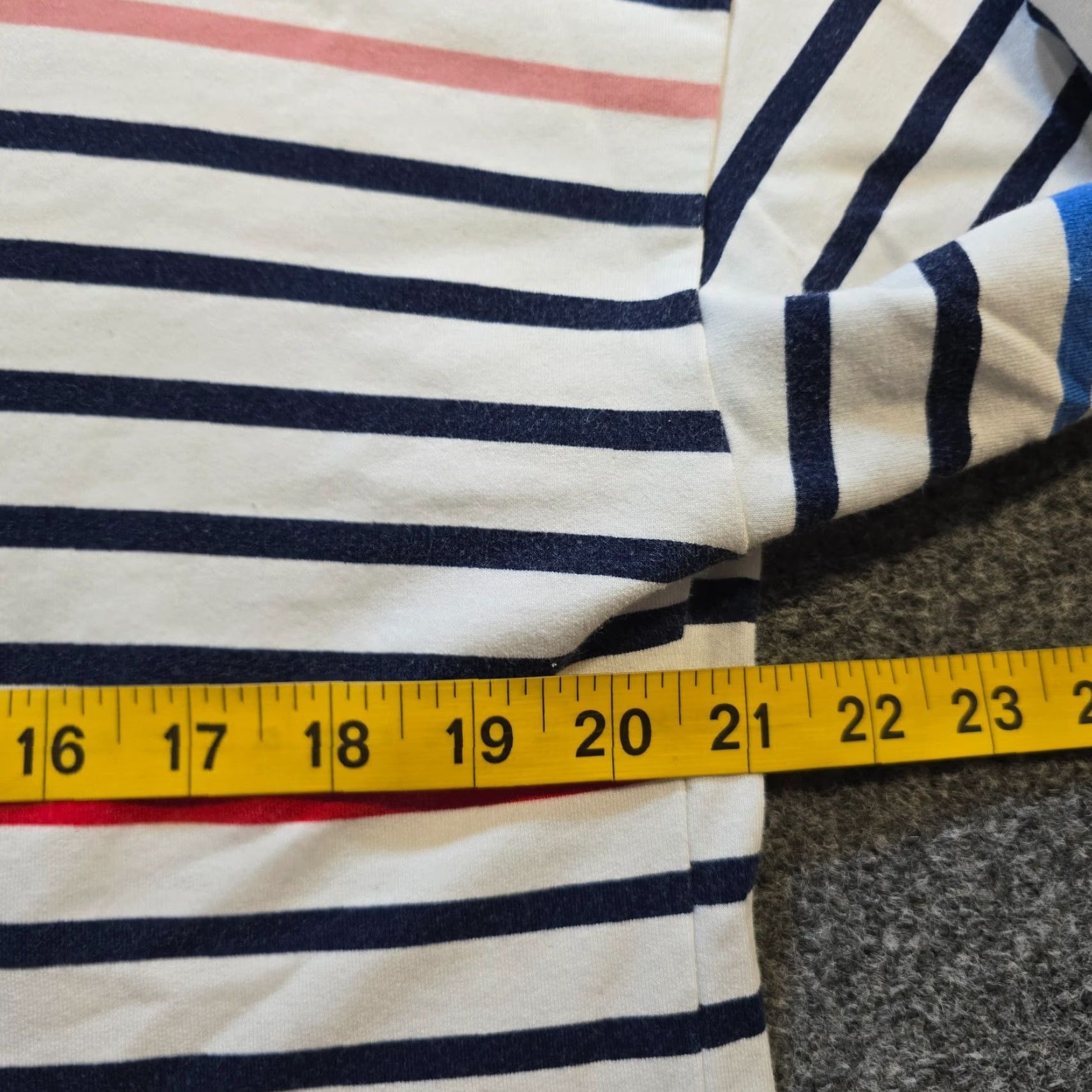 Talbots Talbots Sweater Womens XL Petite White Striped Cowl Neck Knit Long Sleeve Casual Pullover Winter Womens Size XL / US 12-14 / IT 48-50 - 5 Thumbnail