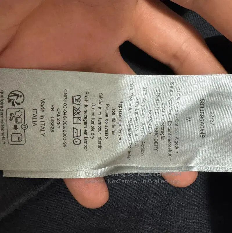 Dior Dior Men's Grey Logo T-shirt . Size US M / EU 48-50 / 2 - 5 Thumbnail