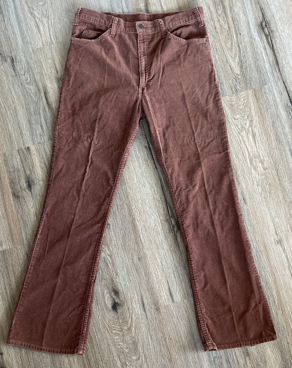 Levi's Vintage Clothing Vintage Levis Flared Corduroy Pants Brown White Tab Small “e Size 26" / US 2 / IT 38 - 15 Thumbnail