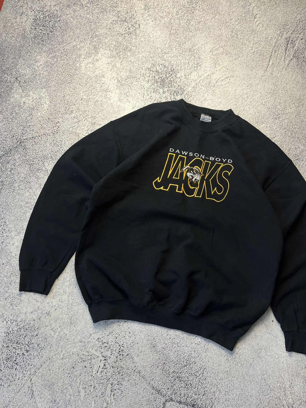Gildan Vintage Sweatshirt Dawson-Boyd Jacks Y2K Size US L / EU 52-54 / 3 - 2 Thumbnail