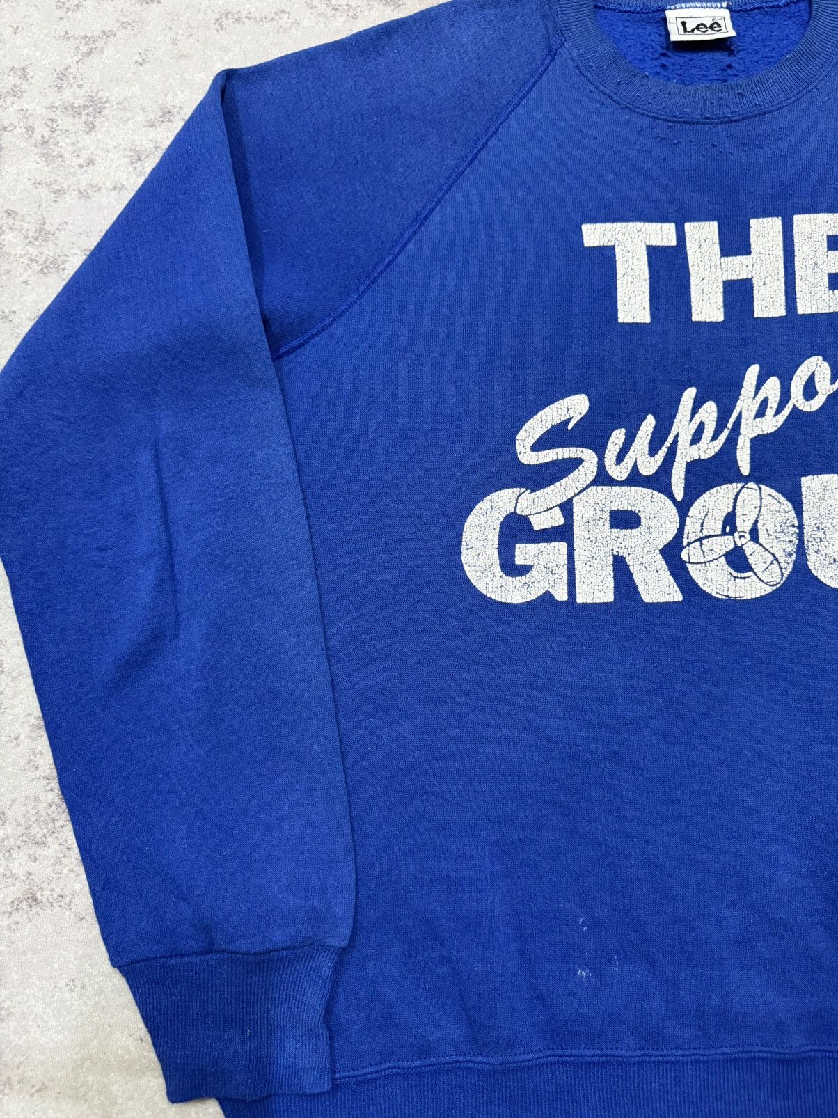 Lee Vintage 90s Lee The Suport Group Crewneck Sweatshirt Size US L / EU 52-54 / 3 - 7 Thumbnail