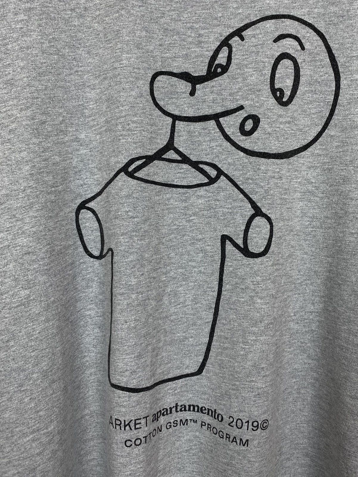 Arket Arket Apartamento 2019 Tee Designer Luxury Streetwear Grey Size US M / EU 48-50 / 2 - 2 Thumbnail