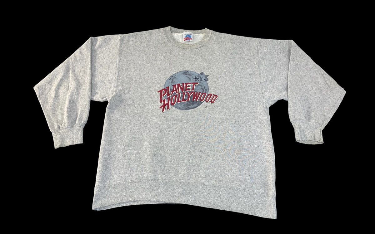 Planet Hollywood Vintage 90s 1991 Planet Hollywood USA Big Logo Embroidery Size L / US 10 / IT 46 - 1 Thumbnail