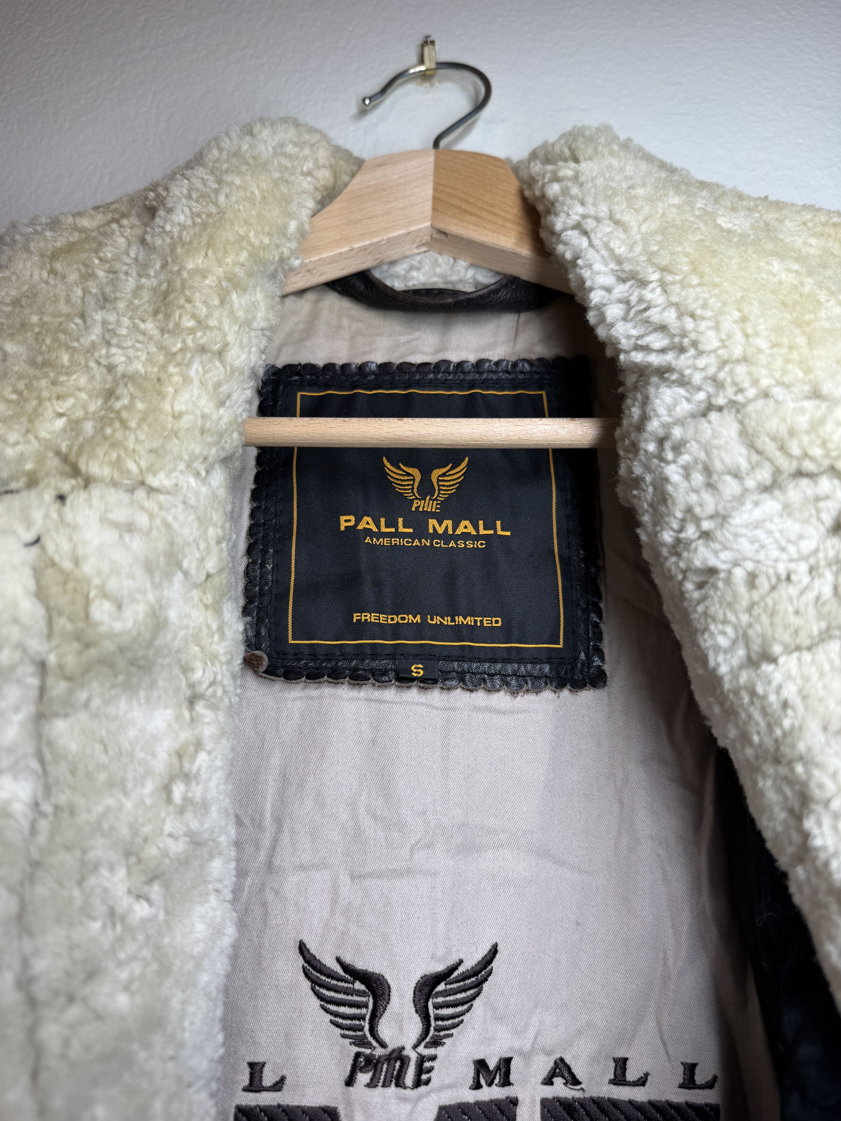 Other Pall Mall brown leather bomber flight shearling jacket S Size US S / EU 44-46 / 1 - 7 Thumbnail