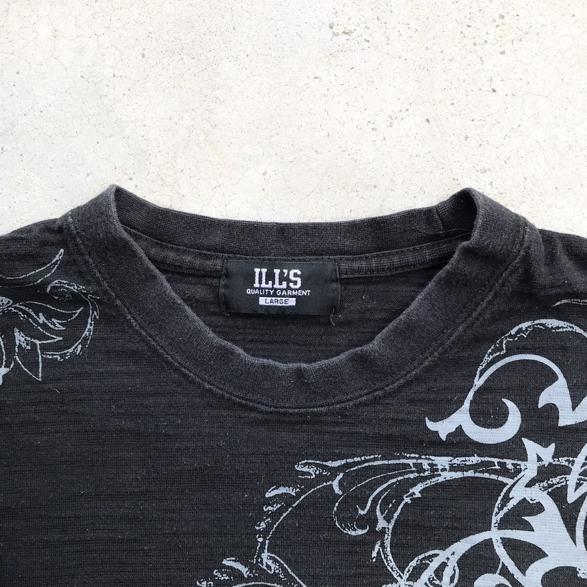 Le Grande Bleu (L.G.B.) ILL'S Japanese Brands " Gothic Tribal " L/S T-Shirt Size US M / EU 48-50 / 2 - 8 Thumbnail