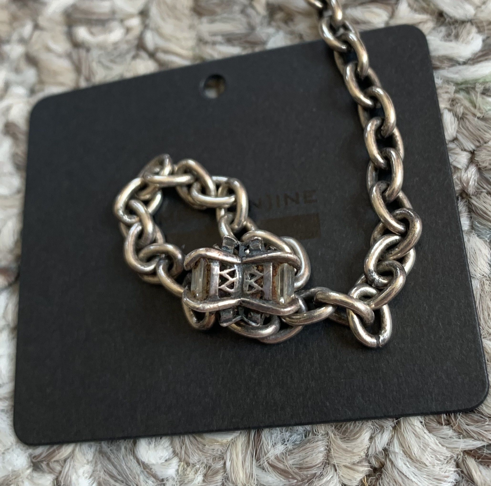 Jam Home Made × Number (N)ine SS02 Number (N)ine Sterling Silver Lock Bracelet Size ONE SIZE - 9 Thumbnail