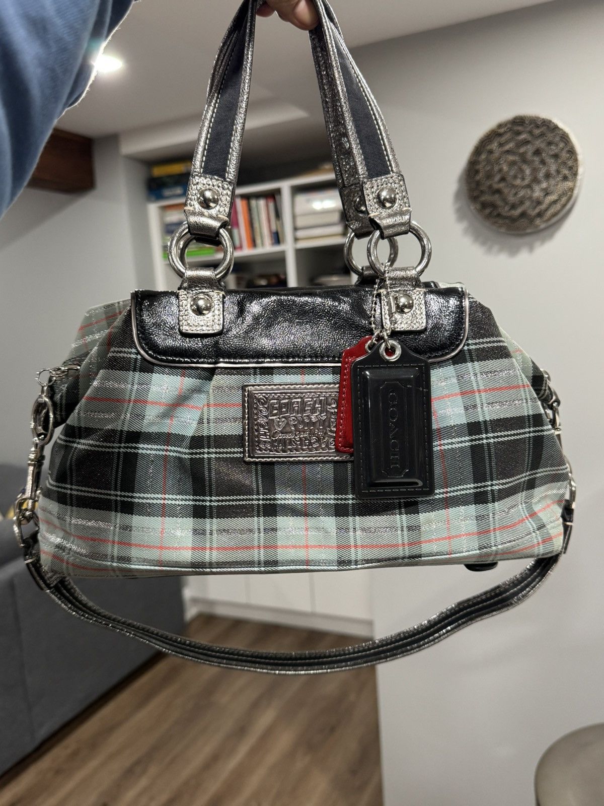 Coach Coach Poppy Tartan Plaid Satchel Bag w/ Hangtags Size ONE SIZE - 1 Thumbnail