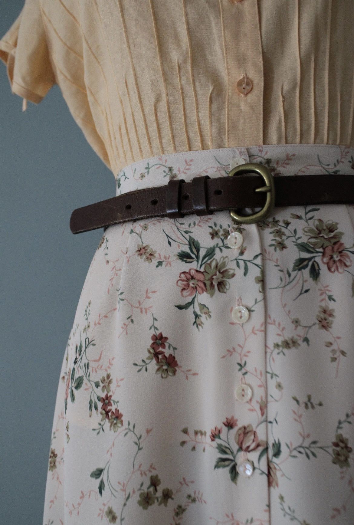Gap Gap y2k belt | chestnut leather brass buckle Size ONE SIZE - 6 Thumbnail