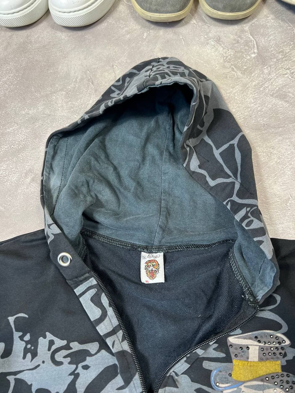 Ed Hardy Vintage Ed Hardy Zip Hoodies Big Print Size M / US 6-8 / IT 42-44 - 7 Thumbnail