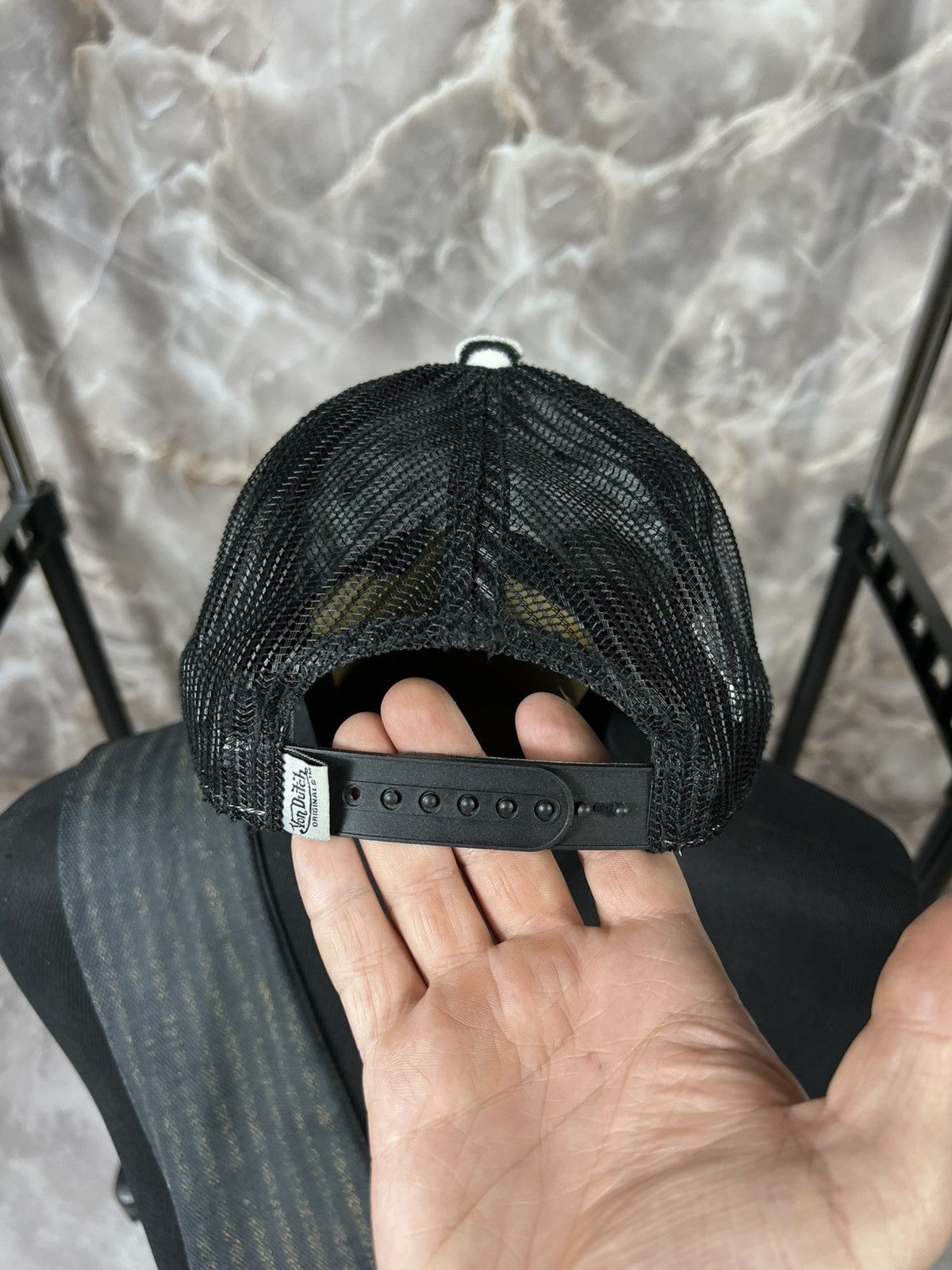 Vintage × Von Dutch Rare Von Dutch Fleece Mesh Y2kCap Size ONE SIZE - 7 Thumbnail
