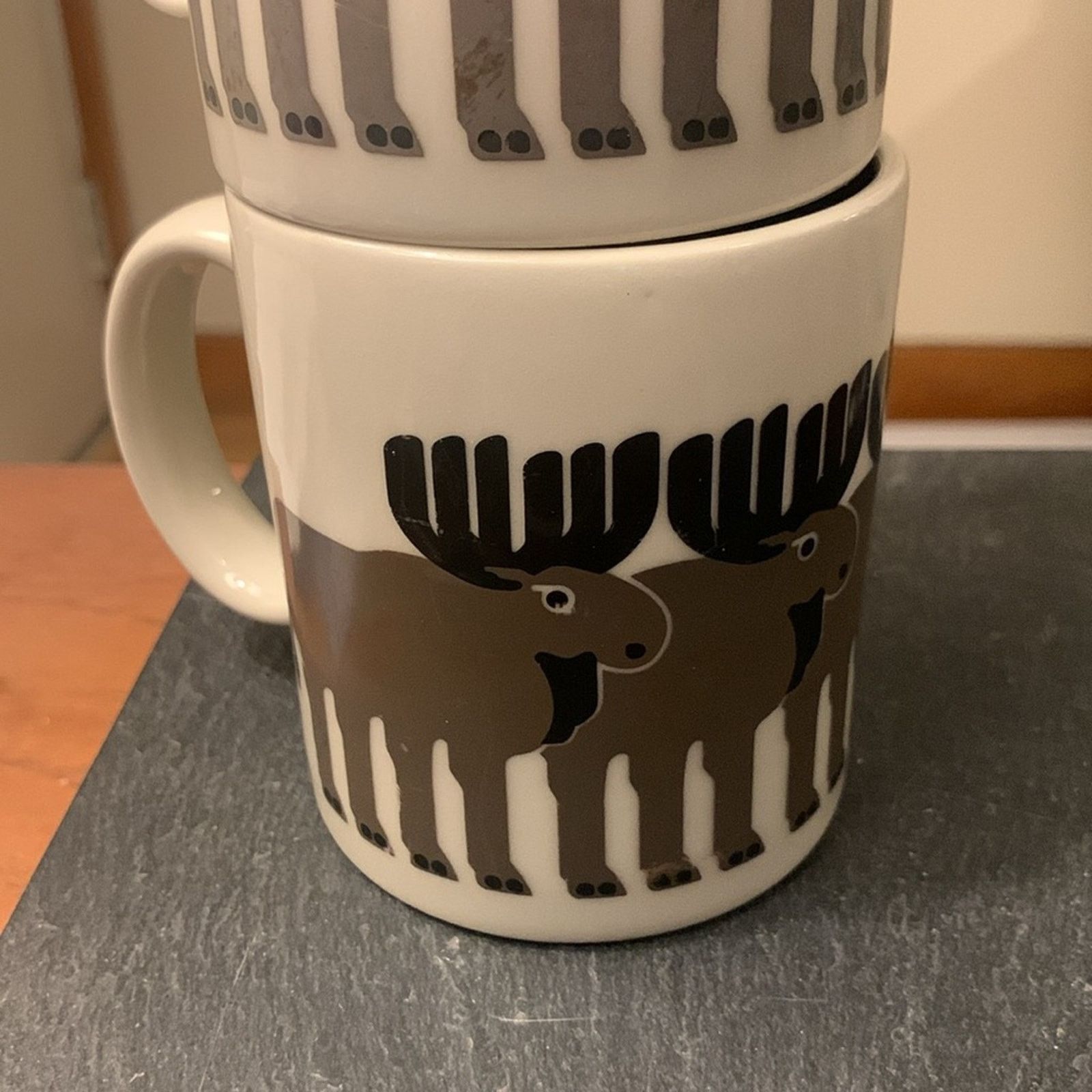 Vintage 2 Taylor & Ng moose coffee mugs cups Size ONE SIZE - 3 Thumbnail