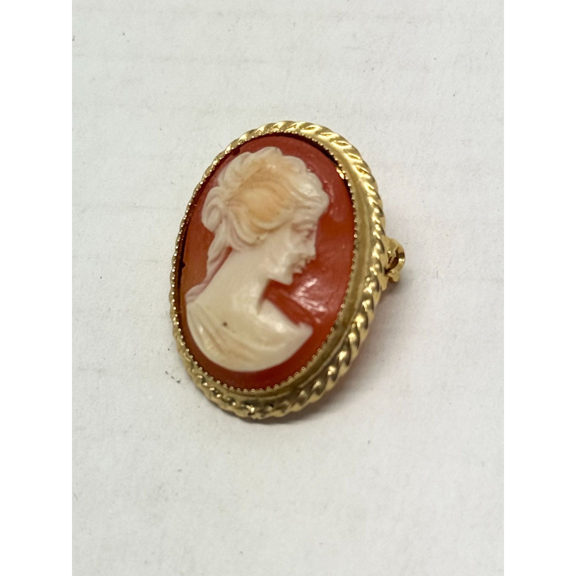 Vintage Vintage cameo brooch pin pendant Size ONE SIZE - 2 Thumbnail