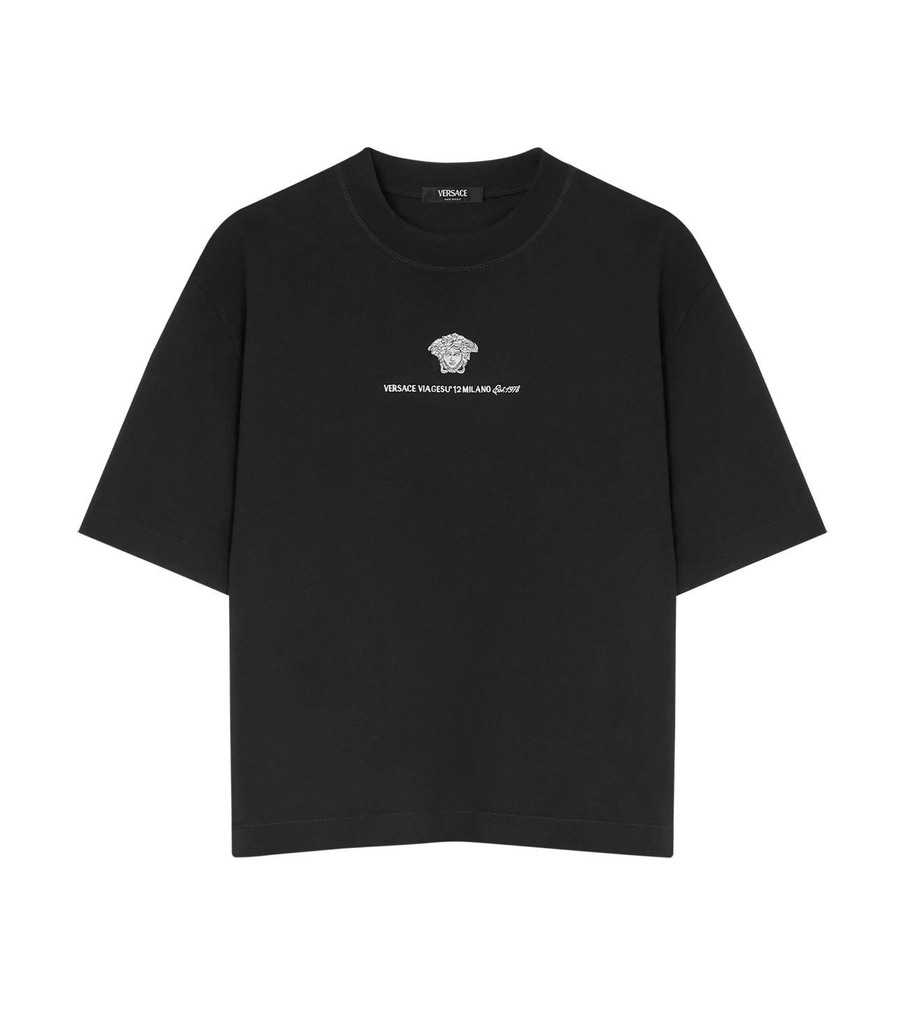 Versace Medusa Milano embroidered T-shirt Size US M / EU 48-50 / 2 - 8 Thumbnail
