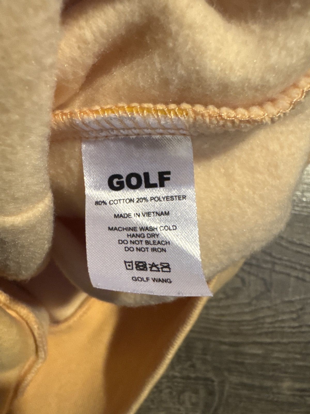 Golf Wang Peach, Golfwang script hoodie Size US L / EU 52-54 / 3 - 4 Thumbnail