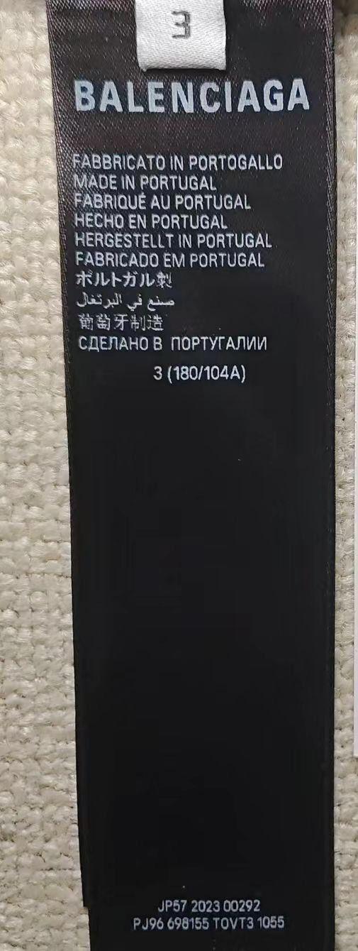 Balenciaga Balenciaga 24ss Reverse Brushing Wax Mud Stain2412-Nextarrow Size US L / EU 52-54 / 3 - 6 Thumbnail