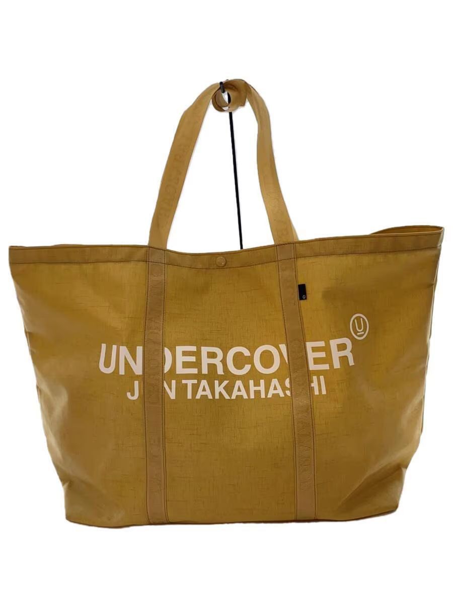 image of Undercover Logo Nylon Tote Bag in Beige, Men's