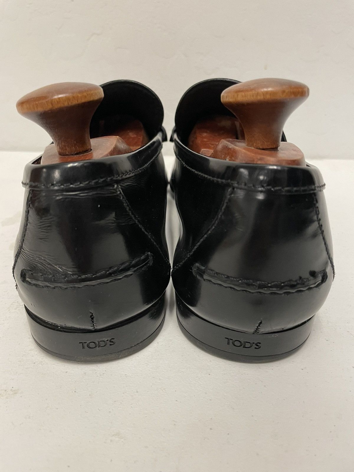 Tod's Glossy Leather Penny Loafer Size US 12.5 / EU 45-46 - 3 Thumbnail