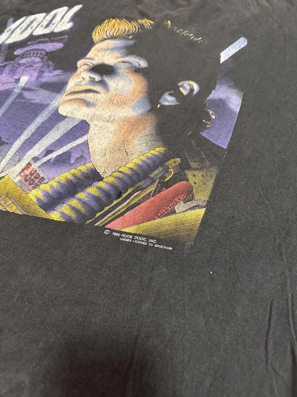 Brockum 90s Vintage Billy Idol 1990 Charmed Life Tour Faded T-Shirt Size US M / EU 48-50 / 2 - 4 Thumbnail